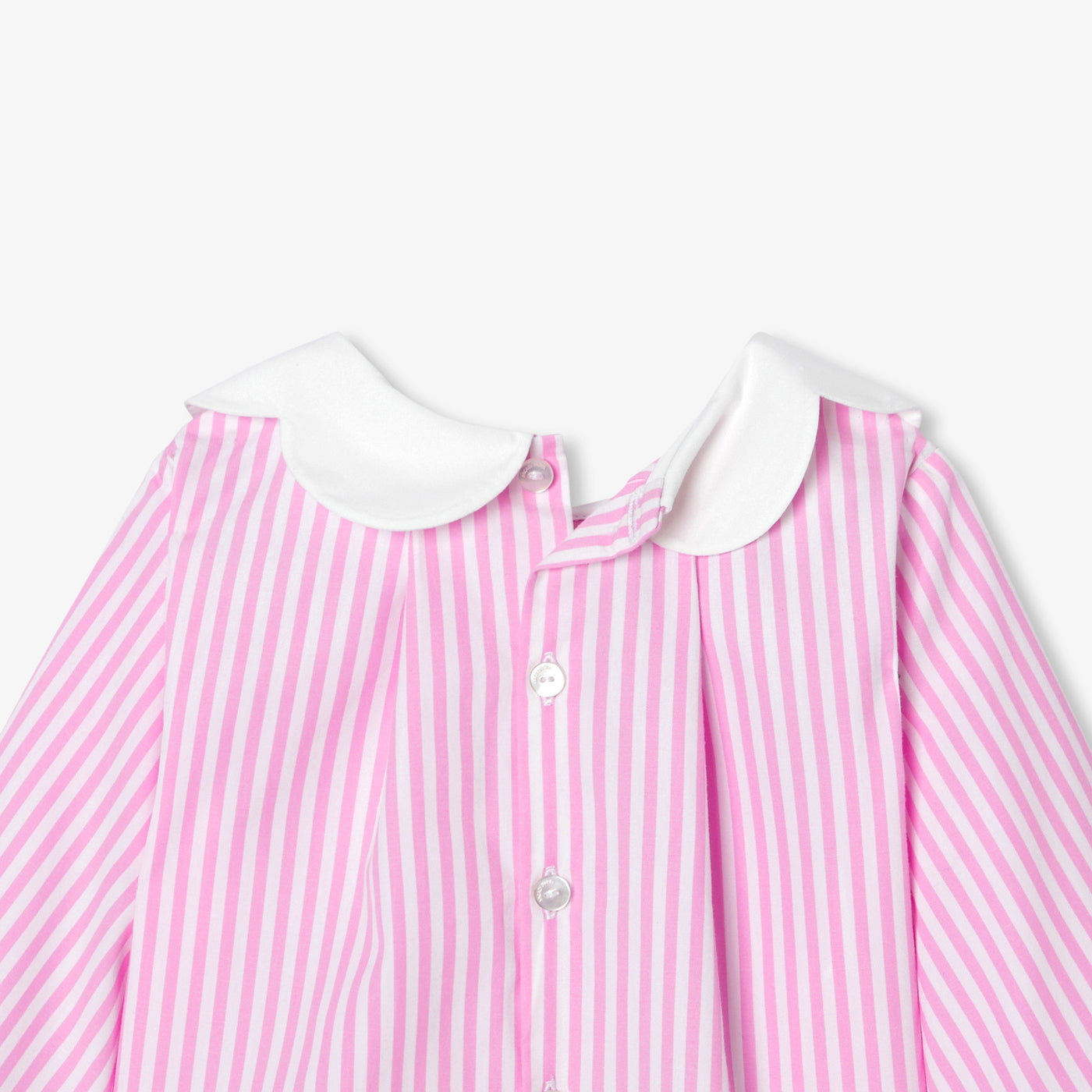 Baby girl striped poplin blouse