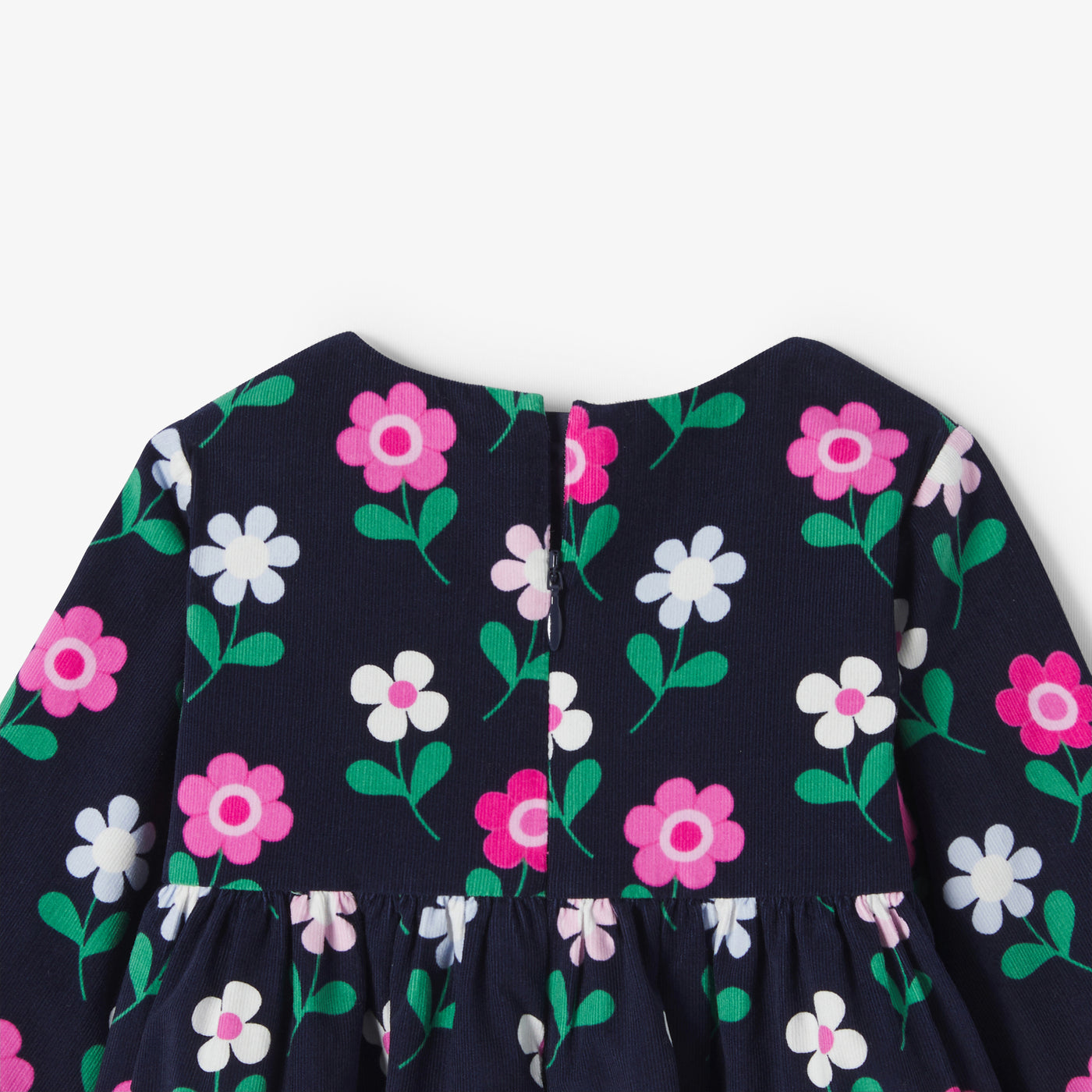 Baby girl long-sleeved velvet dress