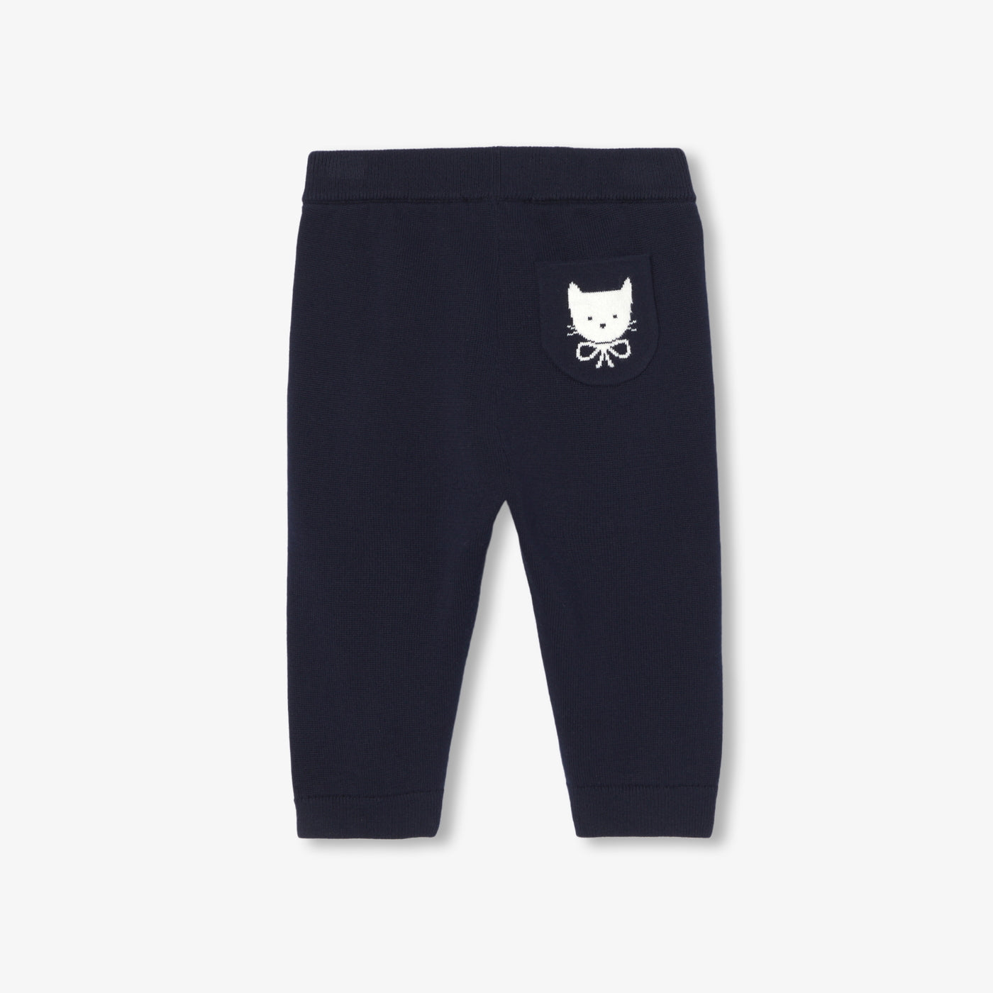 Pantalon bébé fille en tricot
