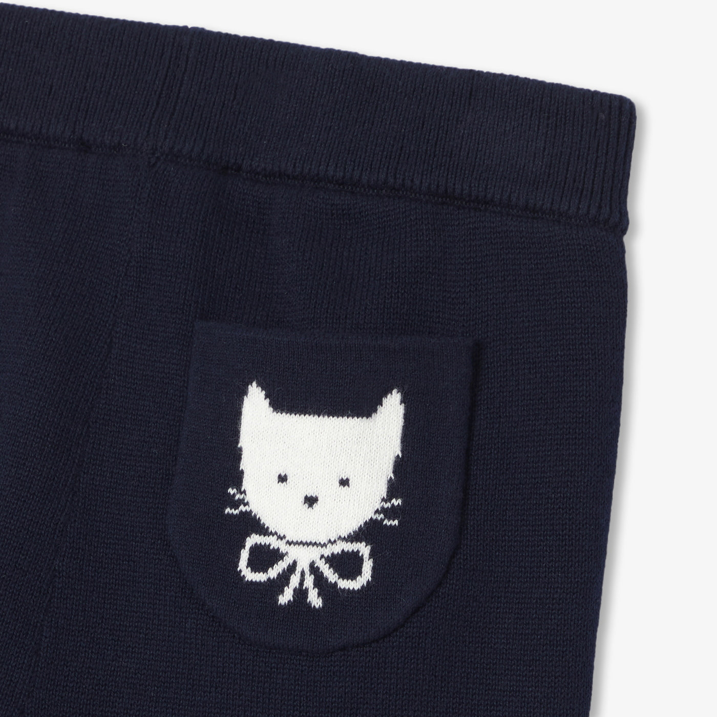 Pantalon bébé fille en tricot