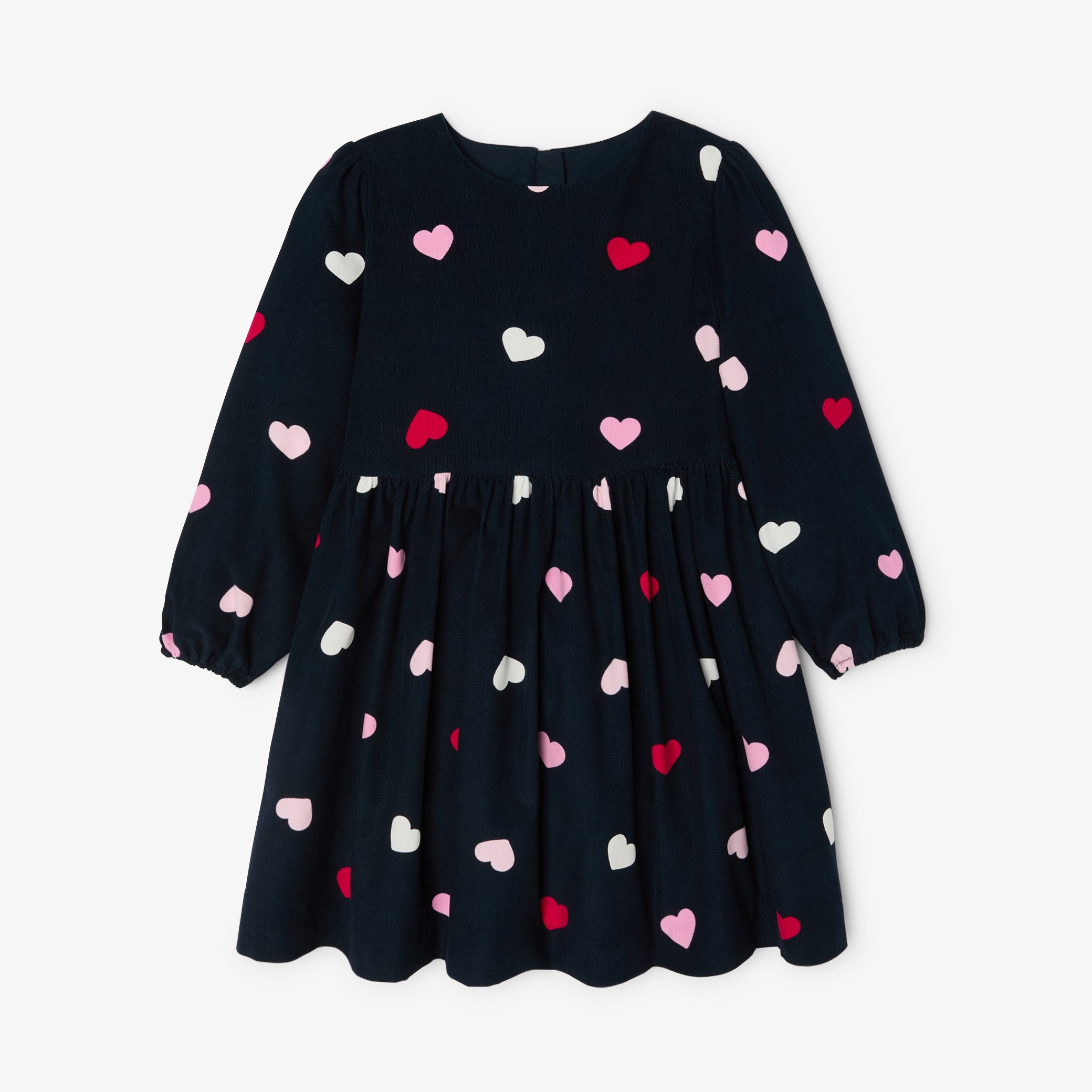 Girl needlecord velvet dress