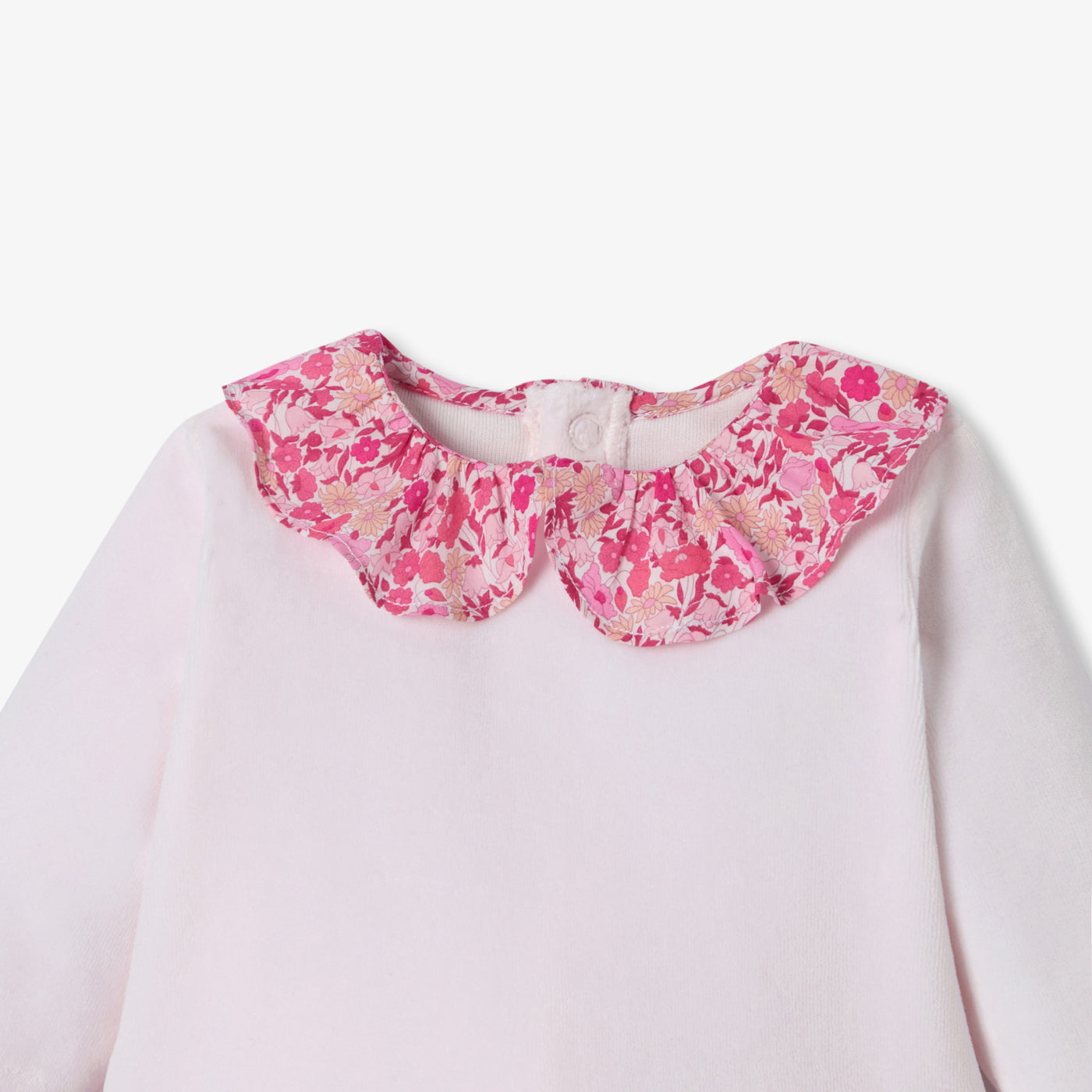 Baby girl velvet comfort set