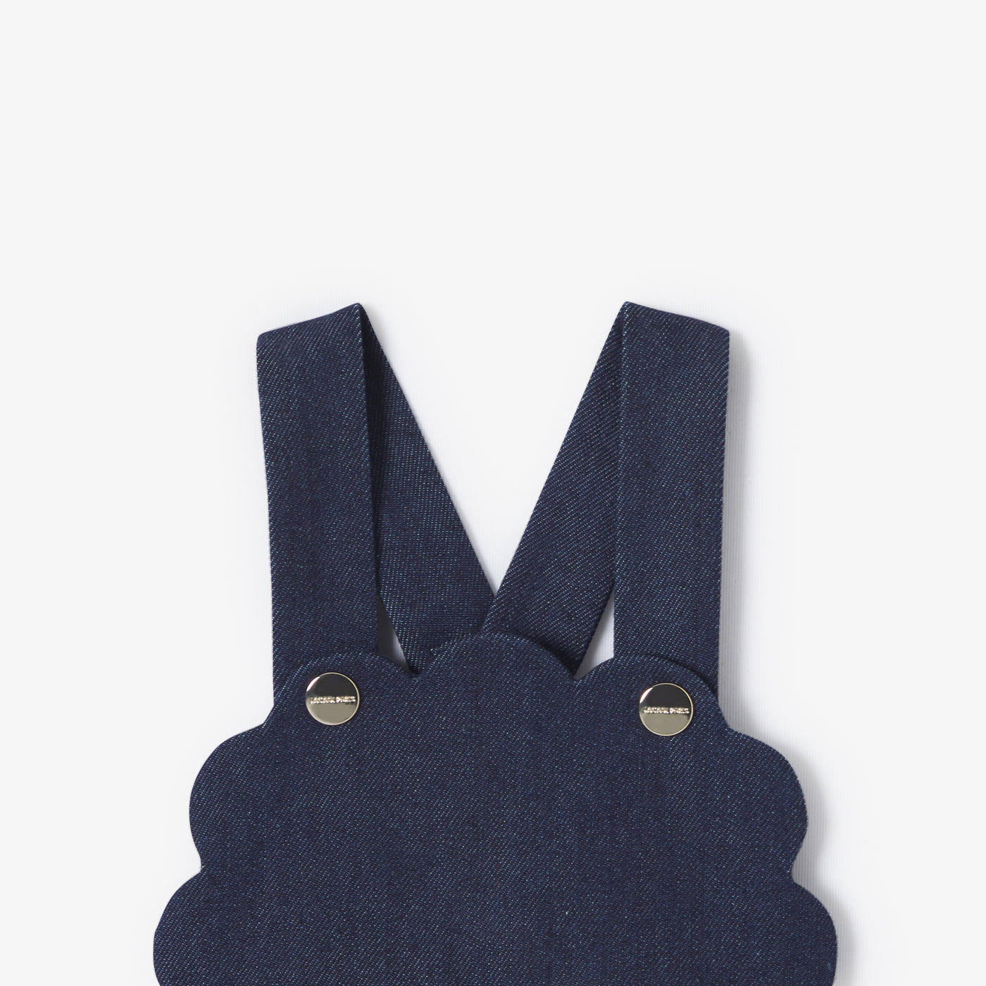 Baby girl dungarees in soft denim