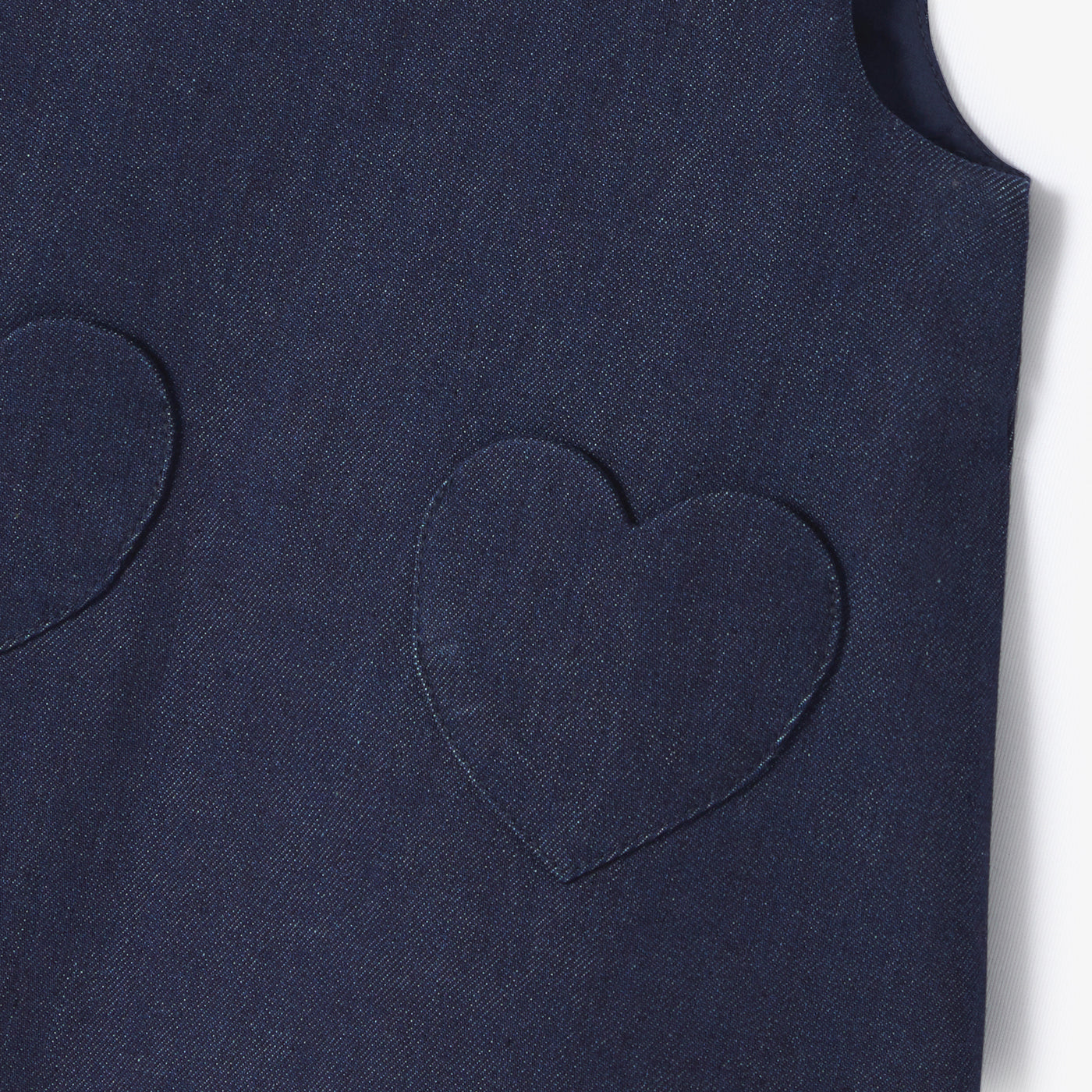 Baby girl denim pinafore dress