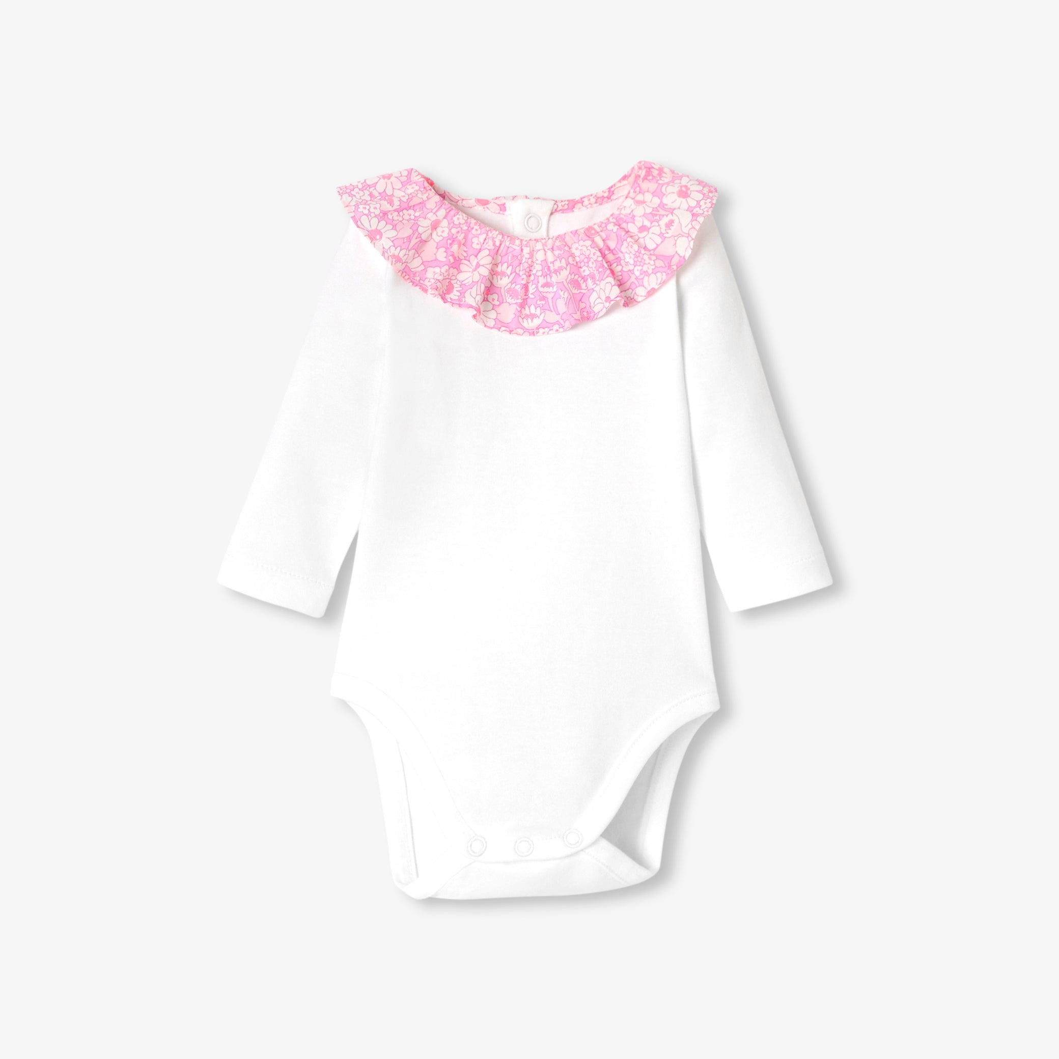 Baby girl long-sleeved bodysuit