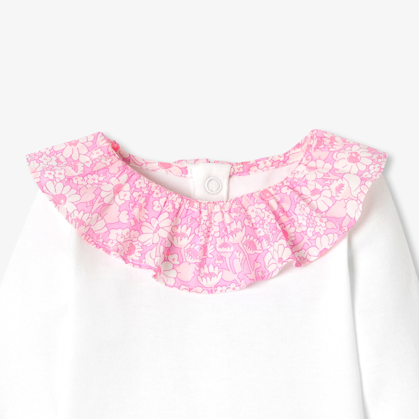 Baby girl long-sleeved bodysuit