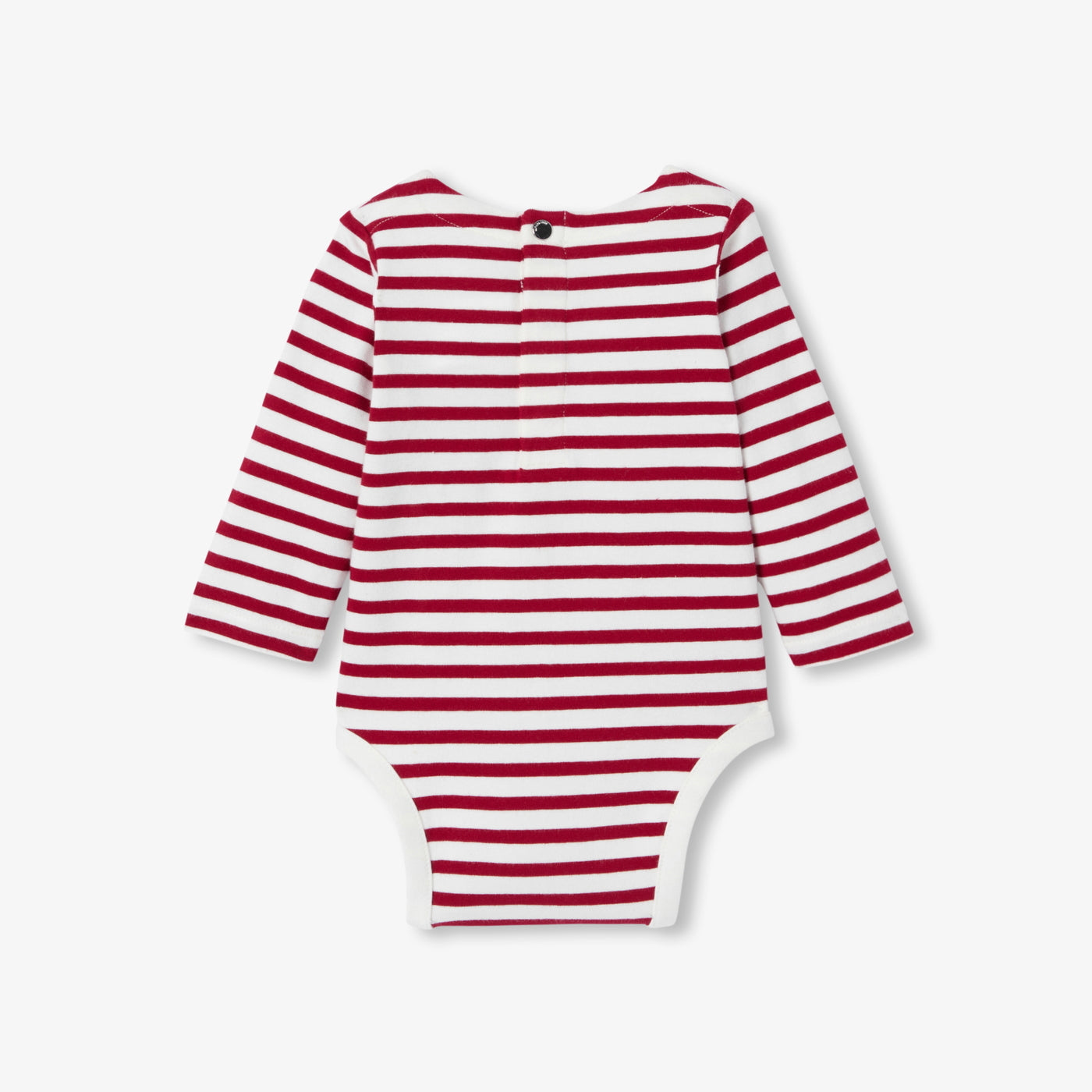 Baby striped long-sleeved bodysuit