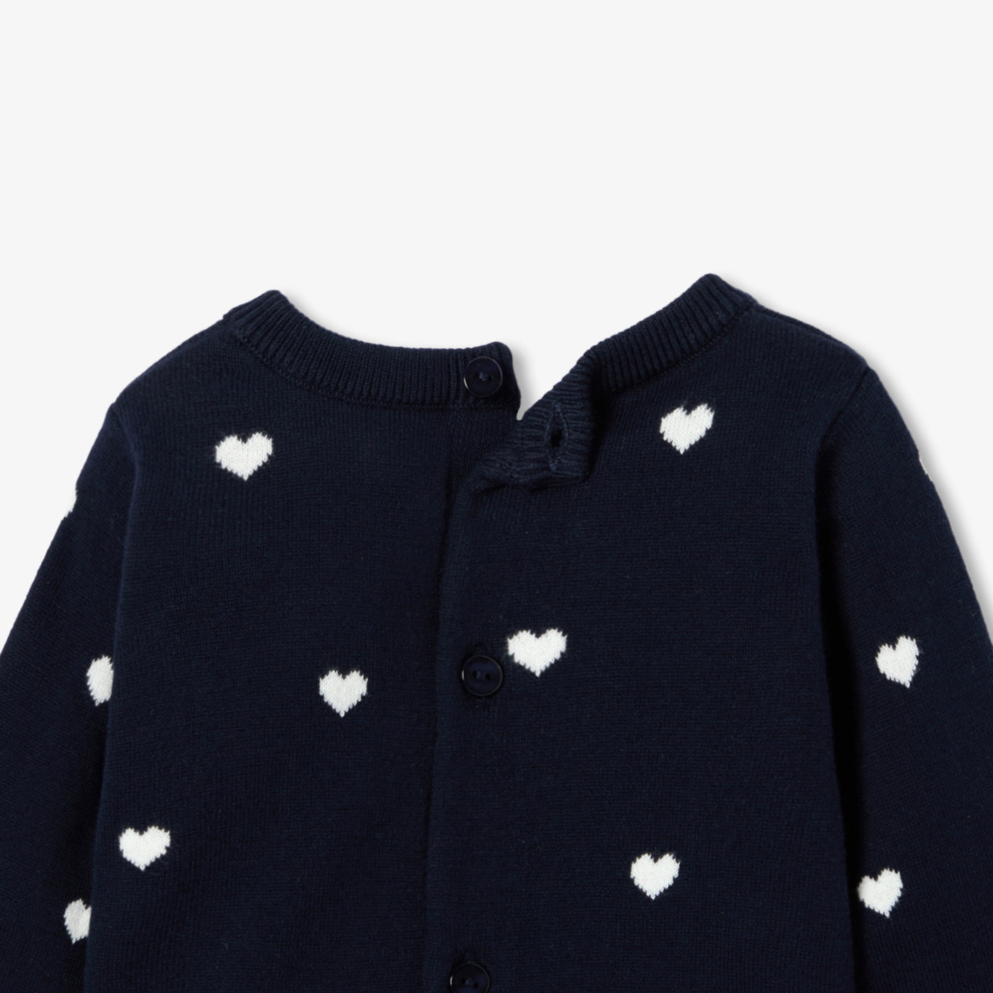 Baby girl hearts set