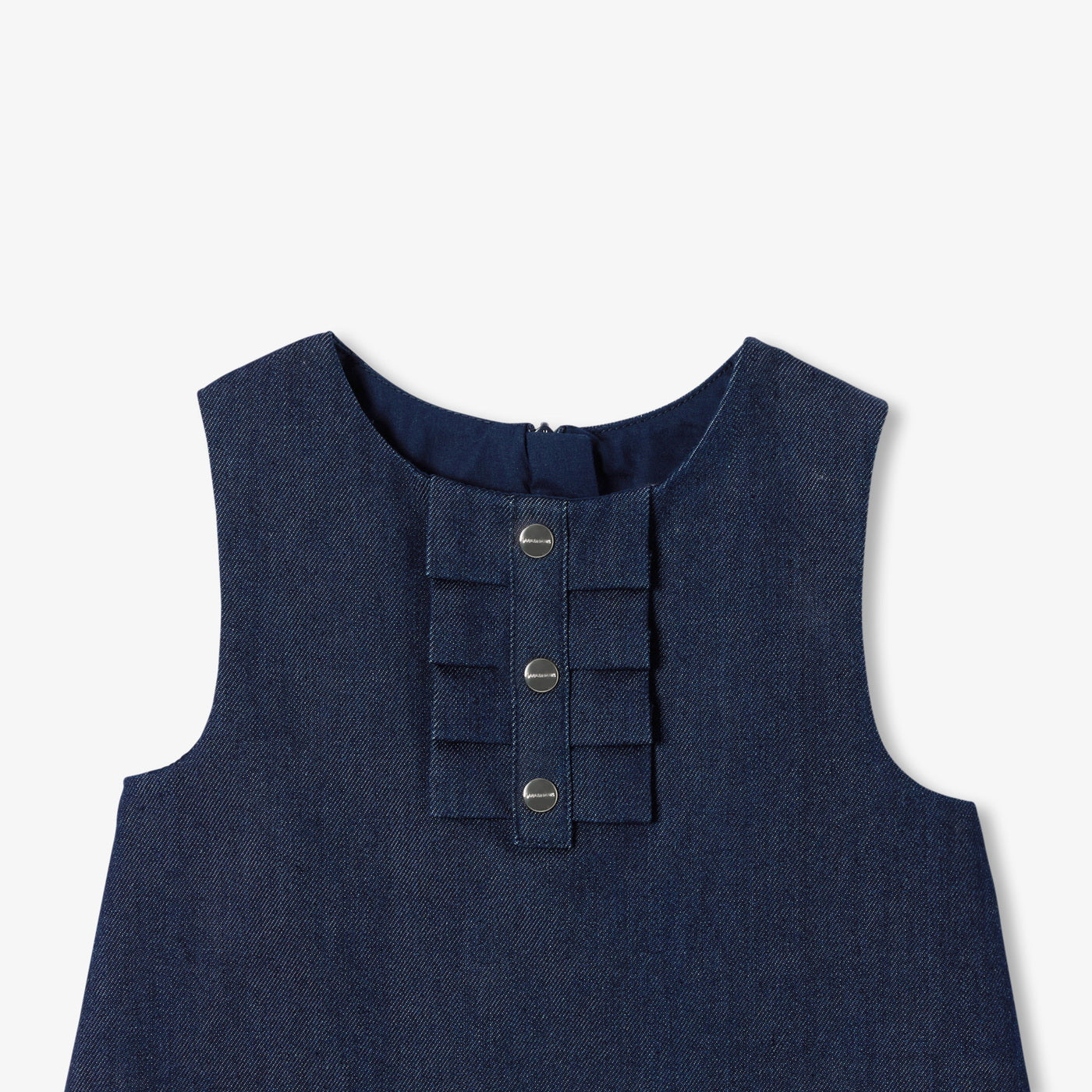 Baby girl denim pinafore dress