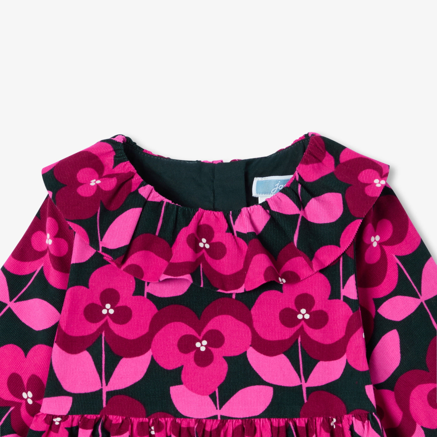 Baby girl long-sleeved velvet dress