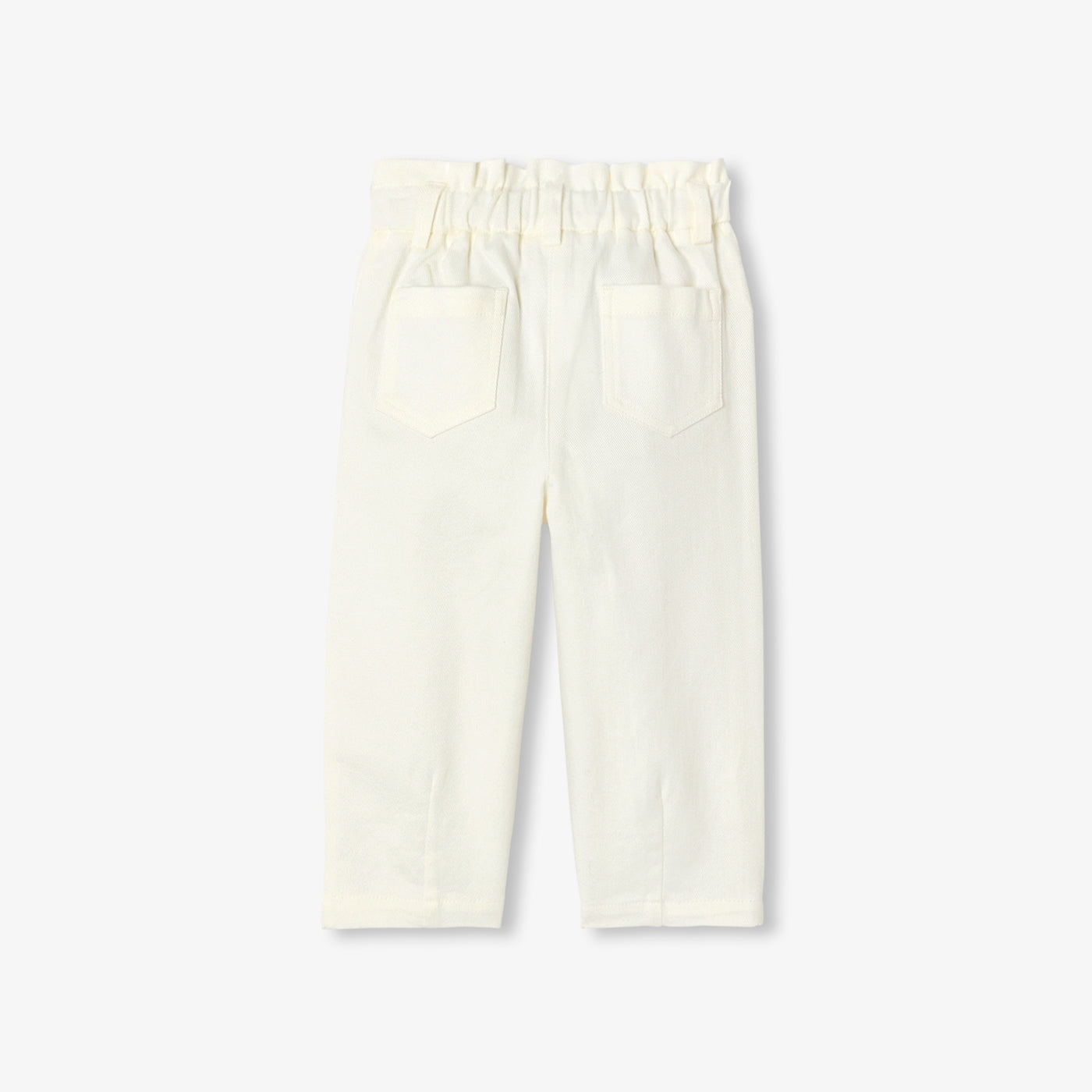 Baby girl cotton twill trousers