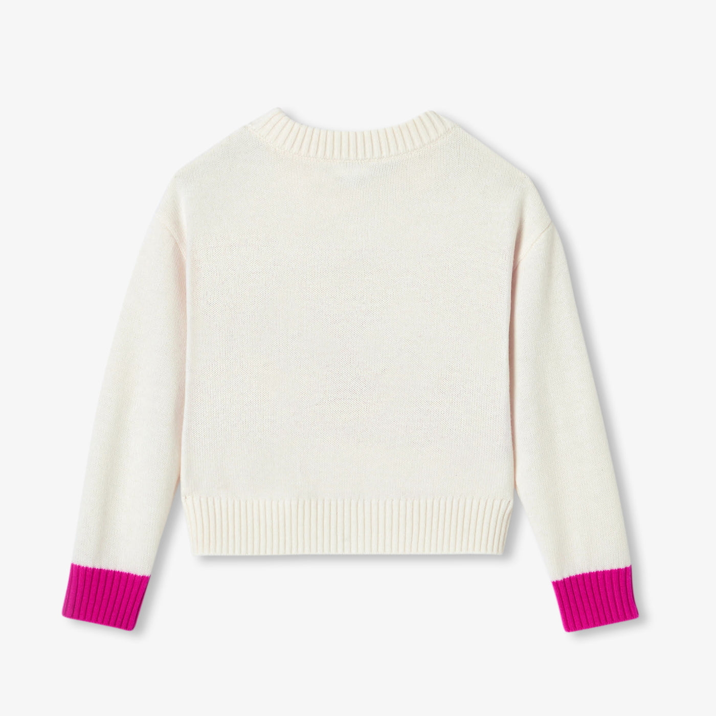 Girl jacquard heart jumper