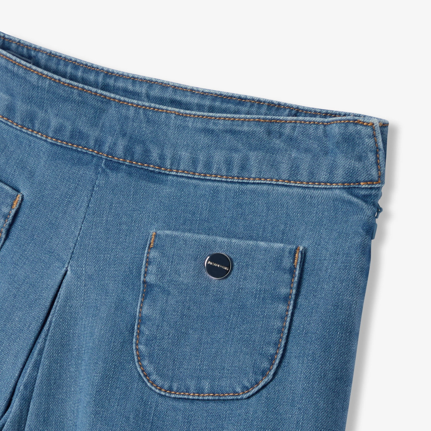 Girl denim culottes