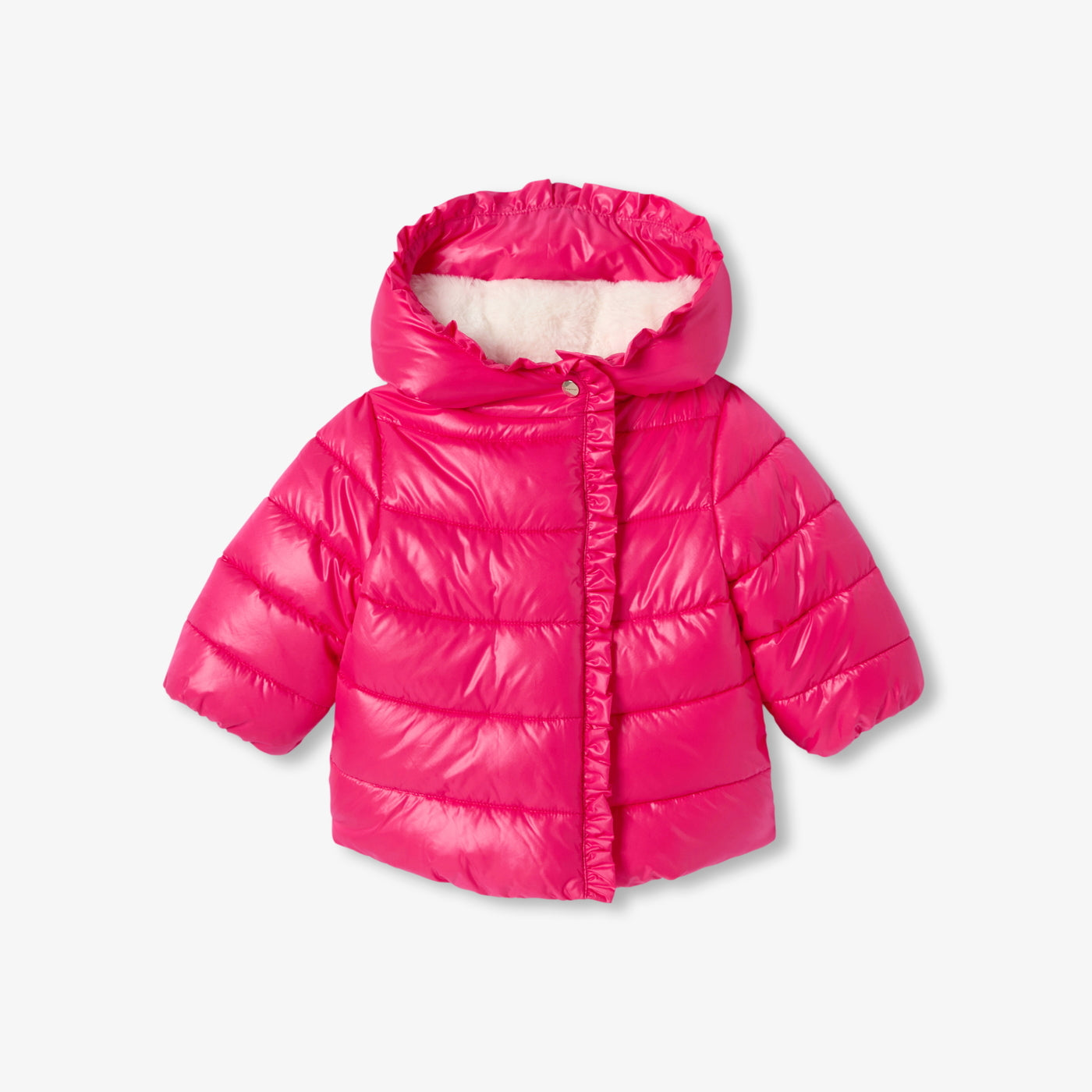 Baby girl satin padded jacket