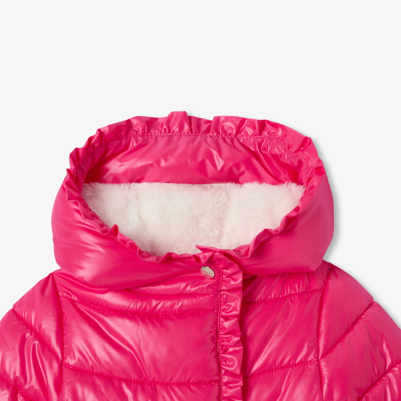 Baby girl satin padded jacket