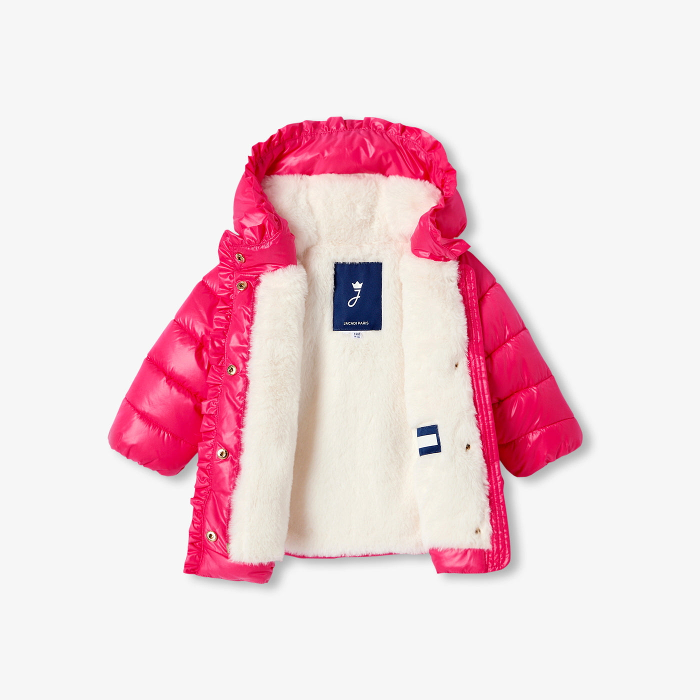 Baby girl satin padded jacket