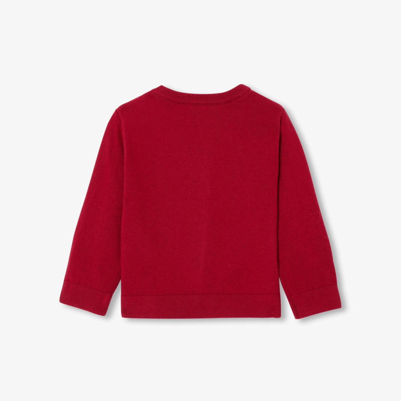 Baby boy cotton and wool jumper