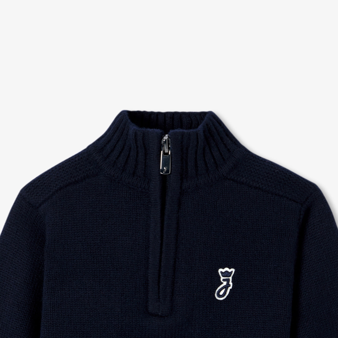Baby boy trucker collar jumper