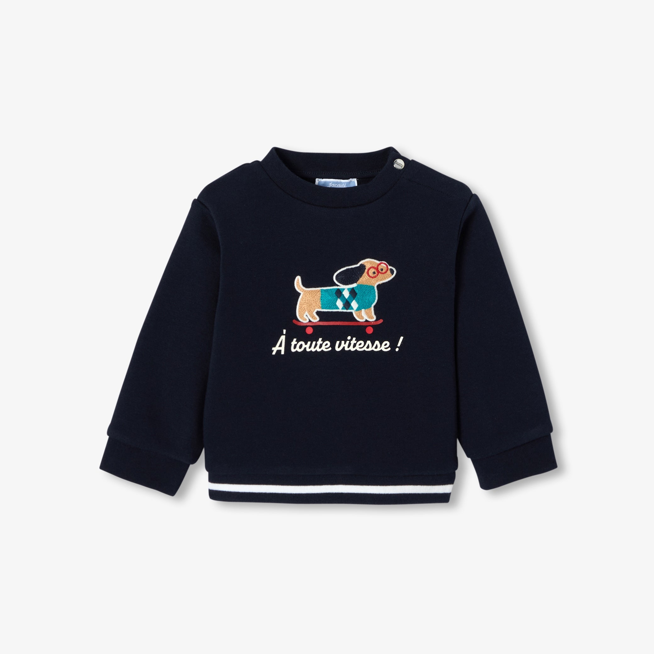Baby boy fleece sweatshirt