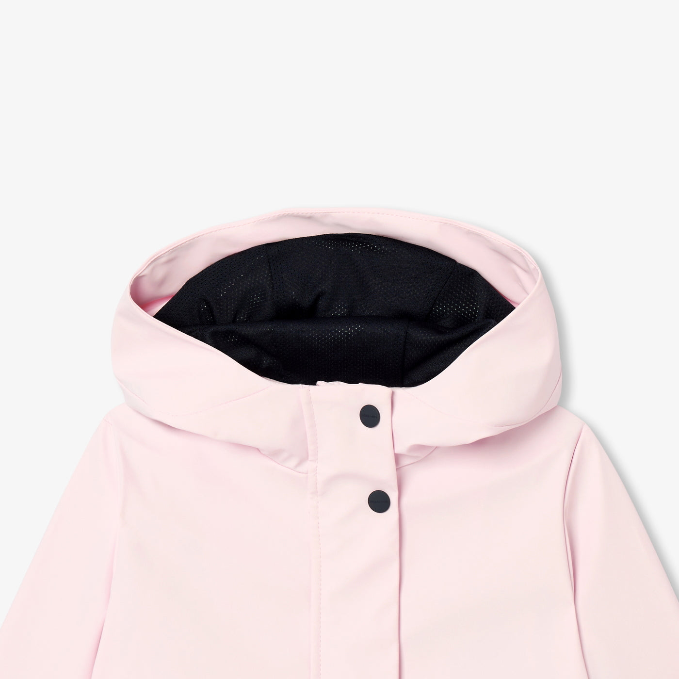 Girl water-repellent rubberized raincoat