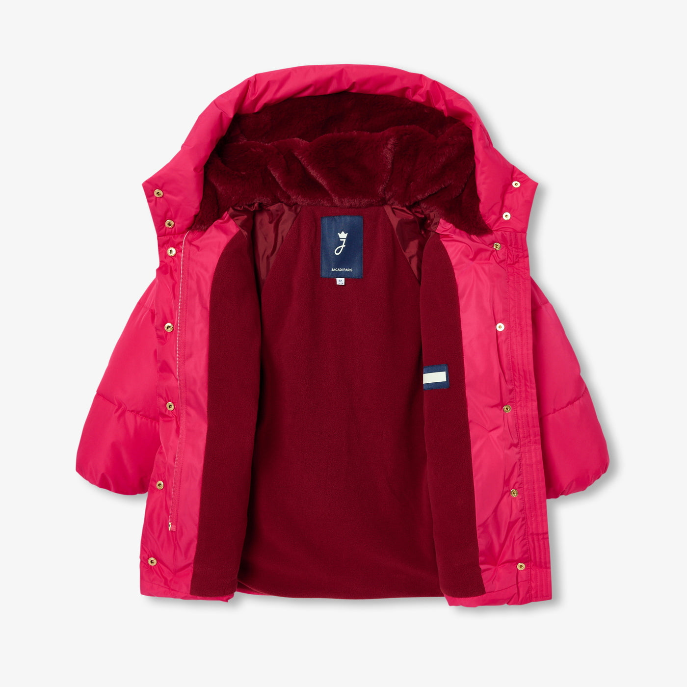 Girl long puffer jacket