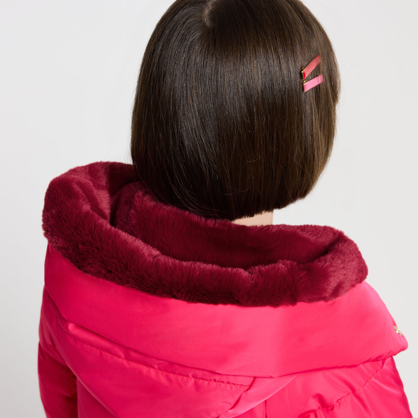 Girl long puffer jacket