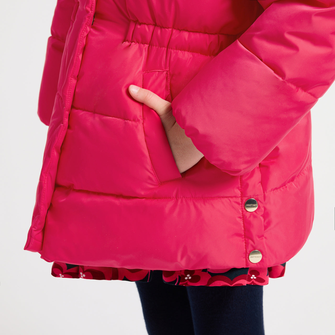 Girl long puffer jacket