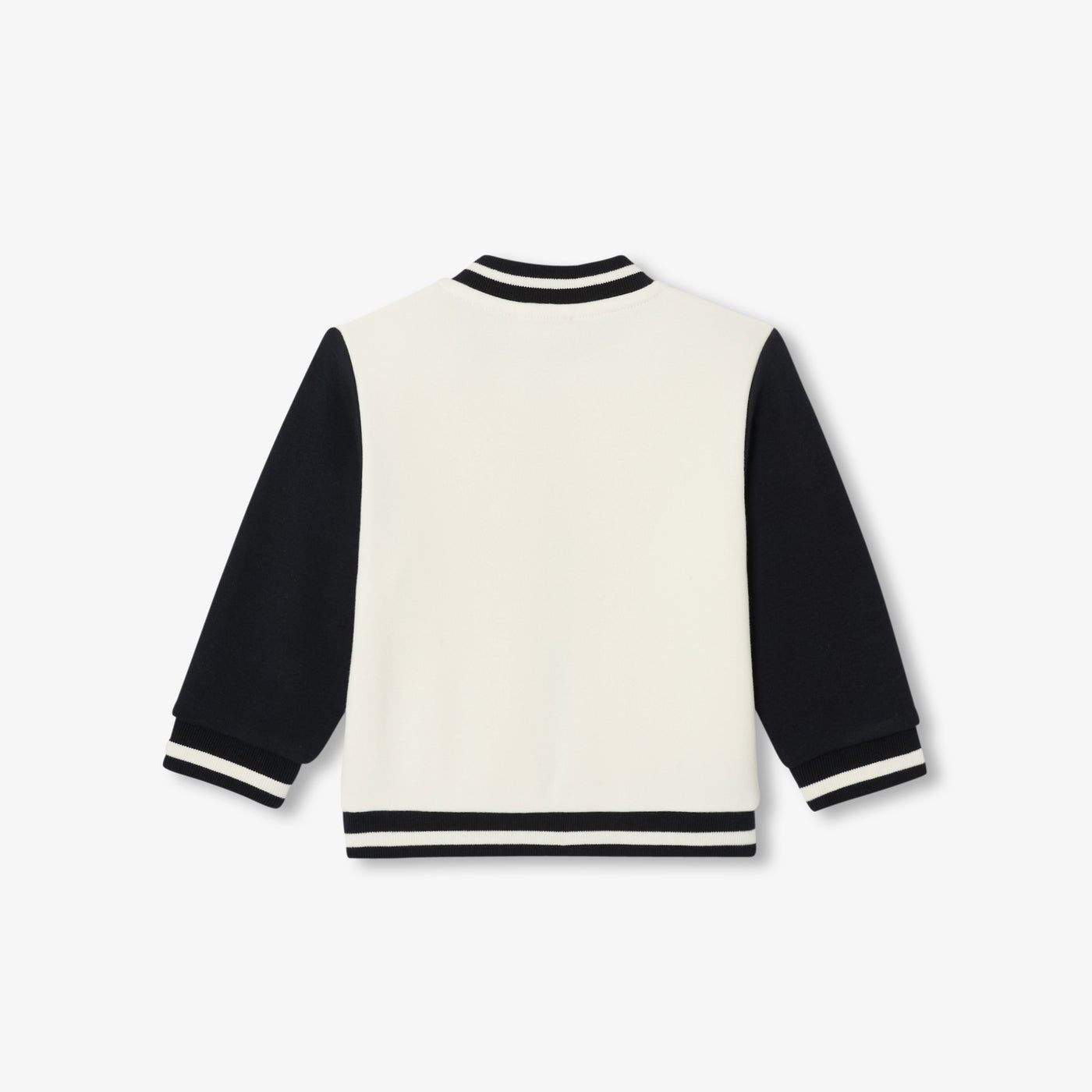 Baby boy zip-up fleece sweatshirt