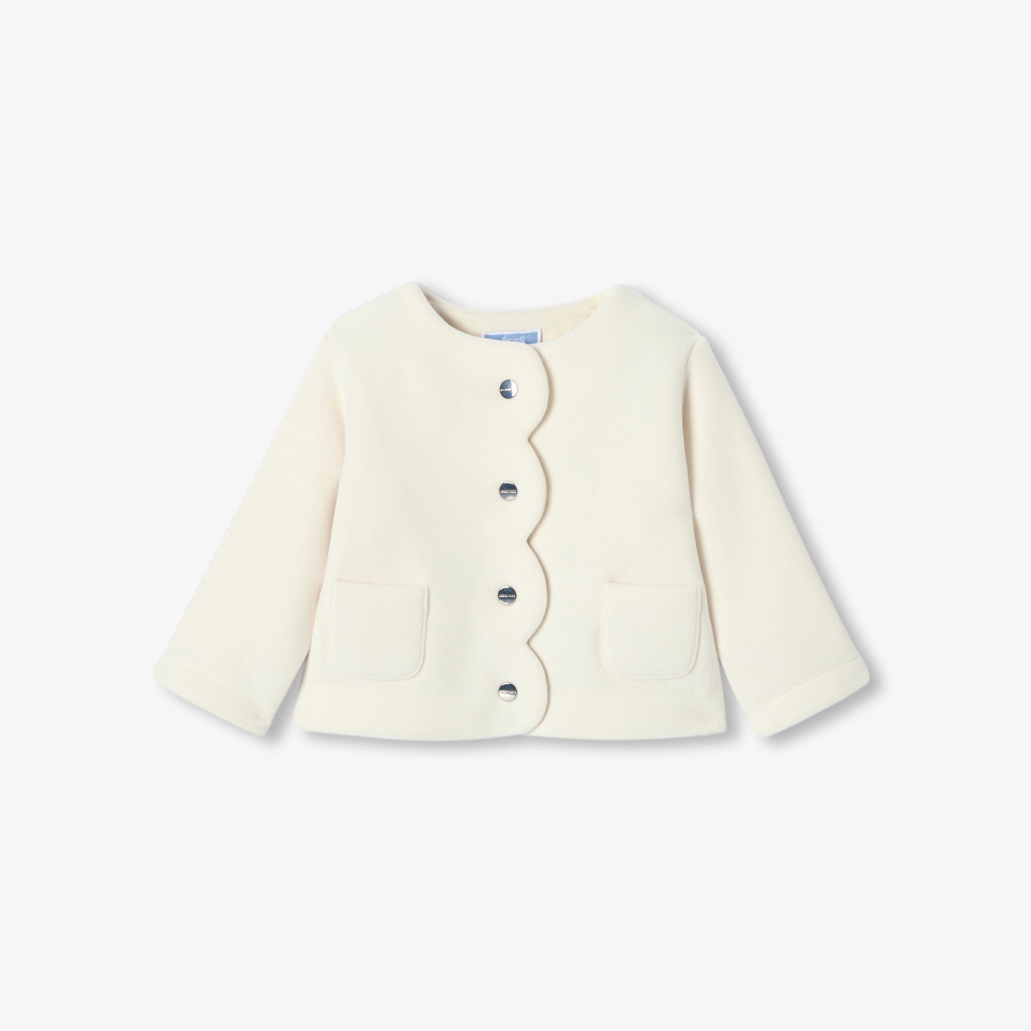 Baby girl microfleece cardigan
