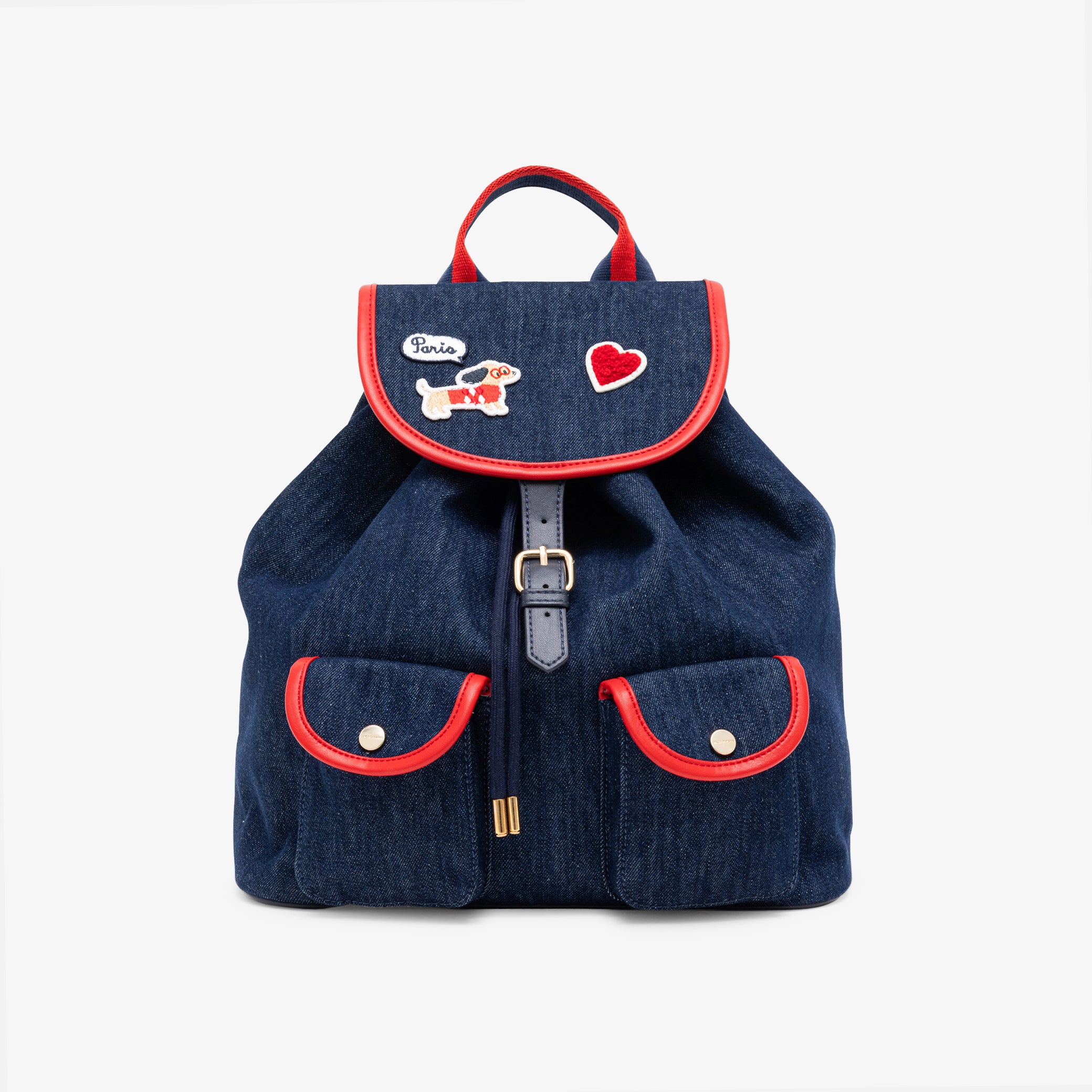 Girl denim backpack