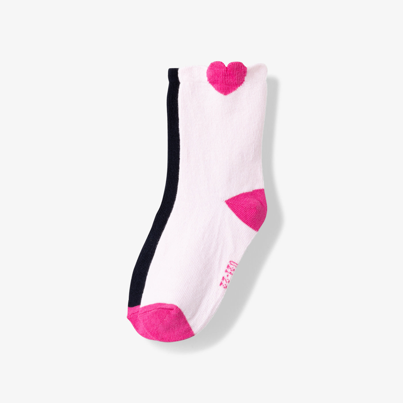 Baby girl heart tab sock duo