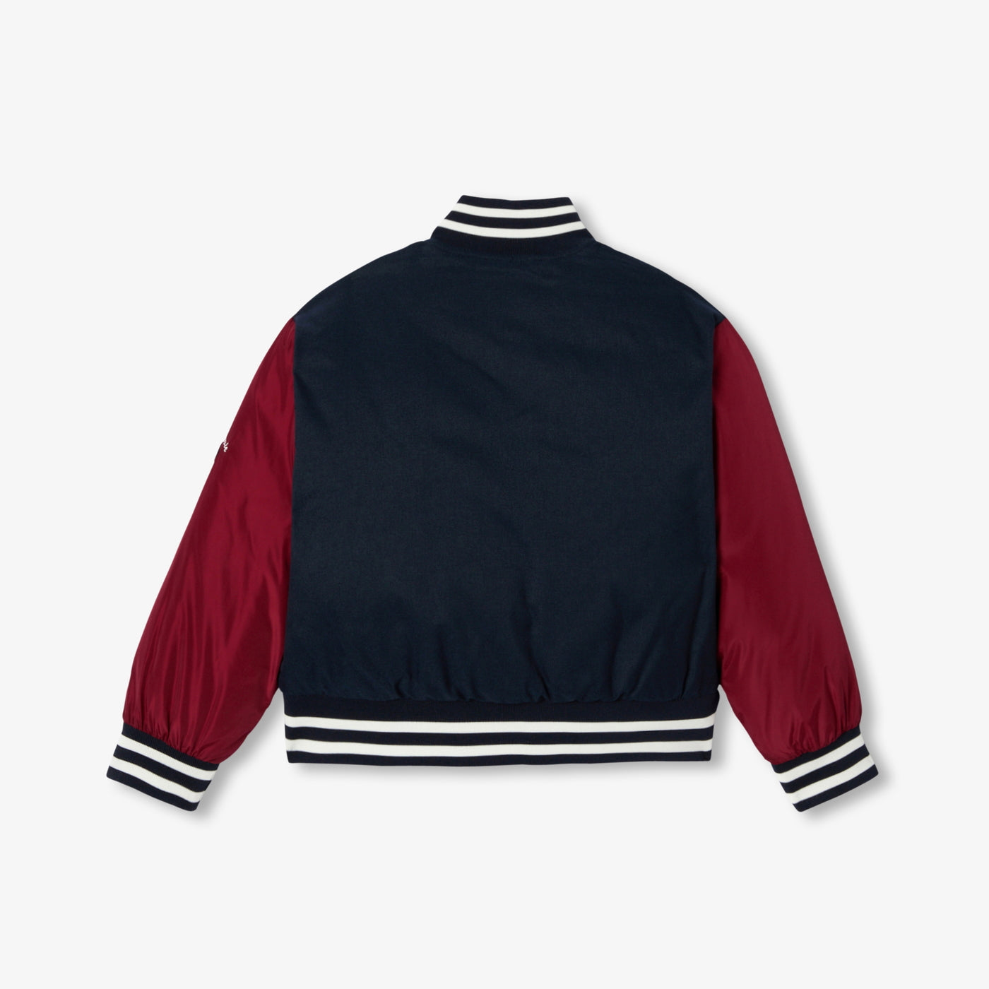 Child bi-material bomber jacket