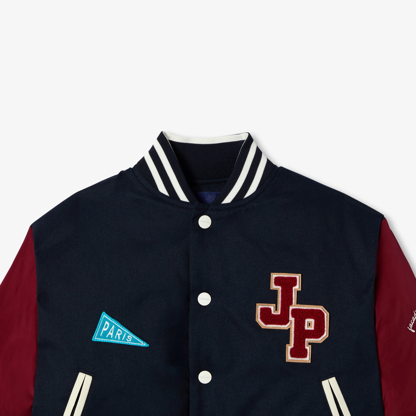 Child bi-material bomber jacket